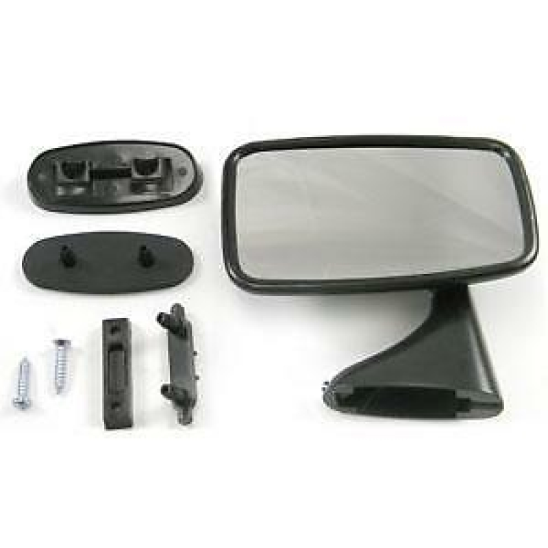 CAR012org Tex spiegel links zwart